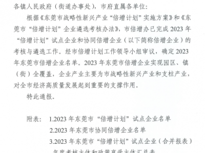屢獲殊榮！國亨公司再次入選“倍增計劃”企業(yè)